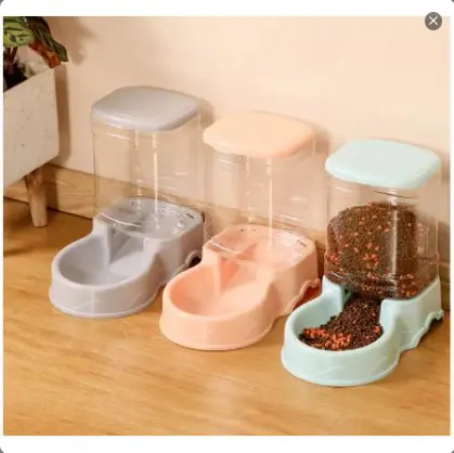 Bình Đựng Thức Ăn Nước Uống Tự Động Cho Thú Cưng, Chó Mèo