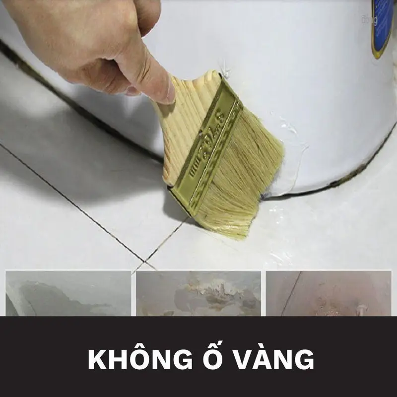 [1KG] Sơn Chống Thấm Trong Suốt Cao Cấp SIRA AC - Chống Thấm Nhạ Vệ Sinh, Tường Lộ Thiên, Chống Mốc Gỗ- Giữ Màu và Bảo Vệ Bề Mặt chong tham trongsuot 8