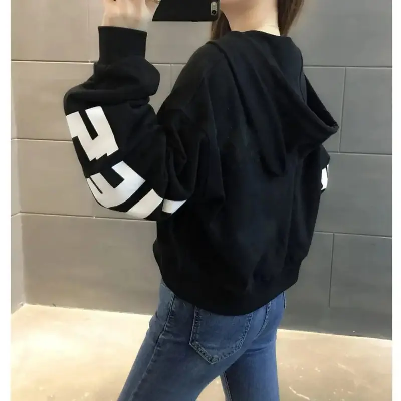 (SAN) Save Croope Oversize Sweater Fleece Hoodie & Sweatshirt Fashion Wanita 2