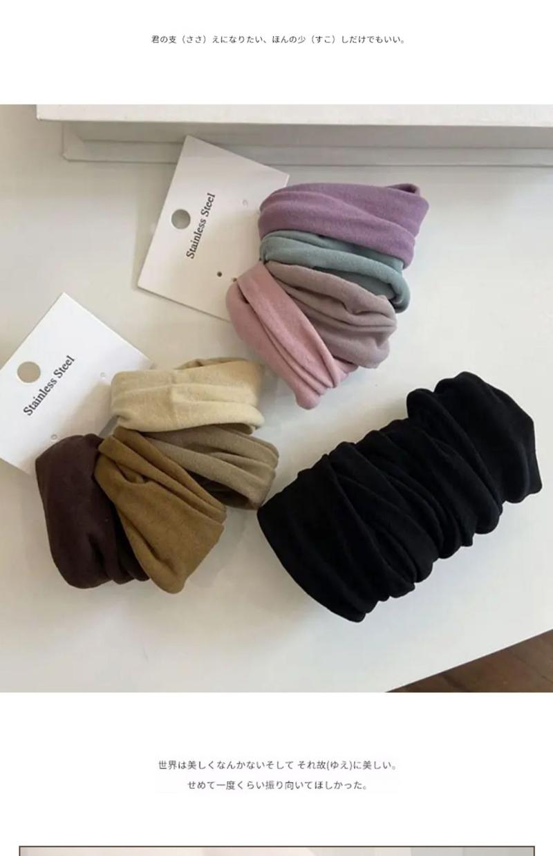 Product Introduction of Dây Cao Su, Cao Cấp, Dành Cho Nữ, Scrunchies, cài tóc, Dây Buộc Tóc Đuôi Ngựa Cao, Độ Đàn Hồi Cao, Siêu Rộng, Mặt Nạ Da, Dây Buộc Tóc, 025, 2 Miếng Hàng Mới Về Women 2