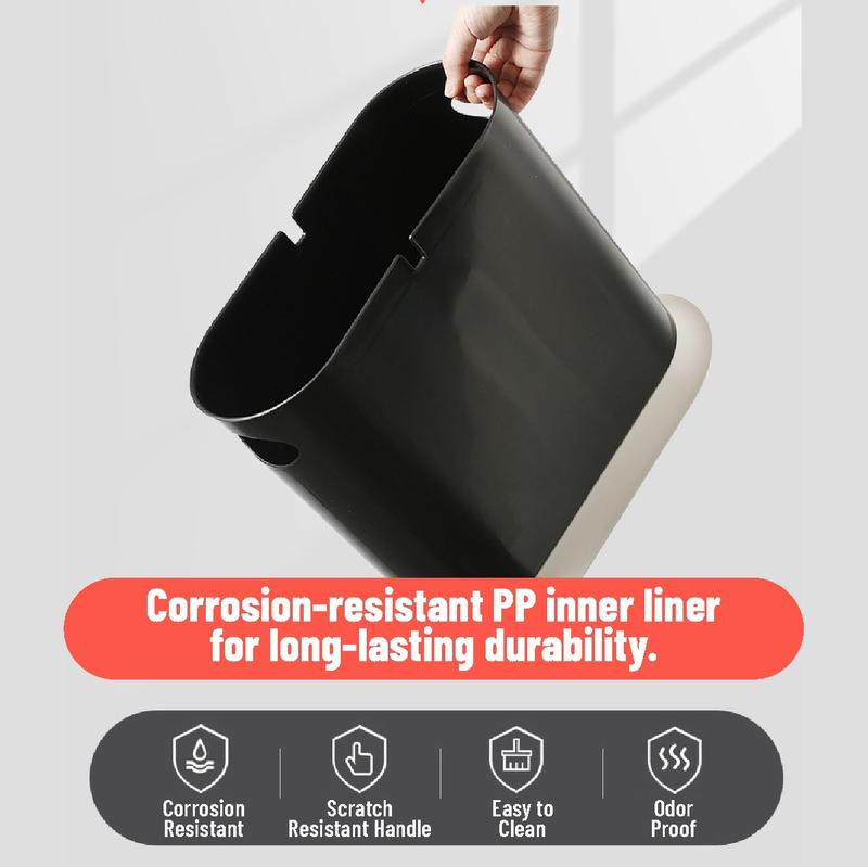 Product Introduction of Koala Home Rubbish Bin-for Bathroom/Toilet/Kitchen/Living Room Slim Gap Trash Can Waste Bin Dustbin Trash Bin 2