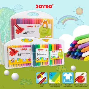JOYKO Silky Crayon Krayon Halus SLC-A Warna Colors