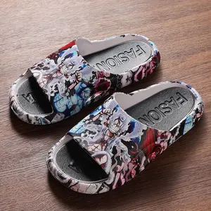 Dominasea Sandal Slide Slip on Pria dan wanita sendal Full Printing empuk anti slip summer indoor & outdoor Shoes