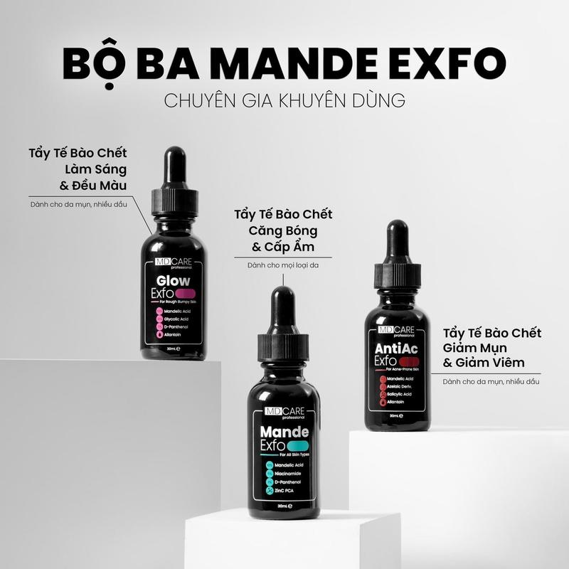 Serum 10% Mandelic MD Care tẩy da chết,giúp da mịn màng,sáng khoẻ, căng bóng,cải thiện sắc tố và mụn trứng cá