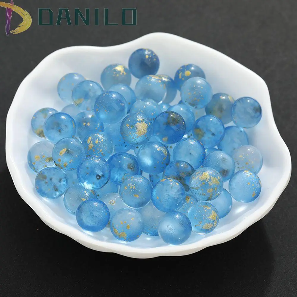 DANILO1 12mm Pinball|Colorful Glass DIY Handmade Materials Glass Marbles Bouncing Ball Vase Filler Jewelry Accessories Toy Accessories Aquarium Toys Small Marbles Luminous Glass Ball/Multicolor