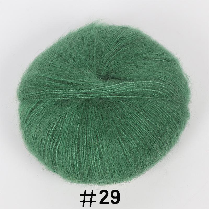 Product Introduction of 25g/ball Thread White Bag for Hand Knitting Soft Crochet Craft DIY Hat Scarves Sweater Hat 28