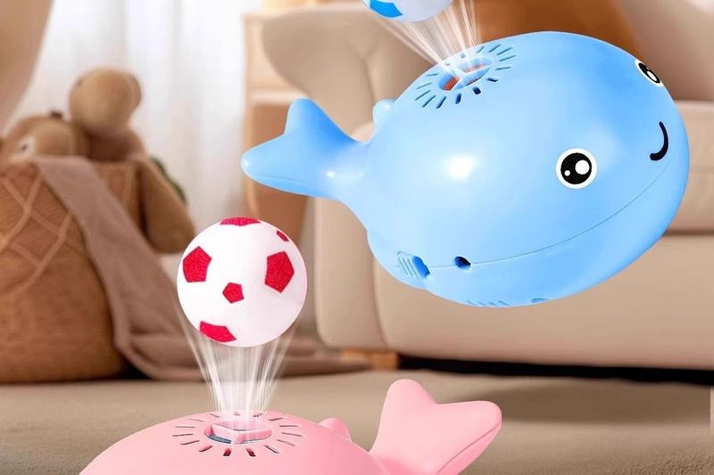Product Introduction of 2025 [Floating Ball Fun] Whale Suspension Fan Baby Focus on Training Children's Educational Boys and Girls Early Education Ball Toys Baby Caring Fantstic Product 2