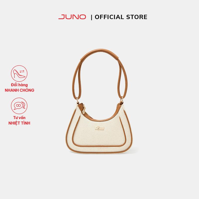 JUNO Túi Xách Nhỏ Đeo Vai Phối Tay Cầm Đôi - TXN833