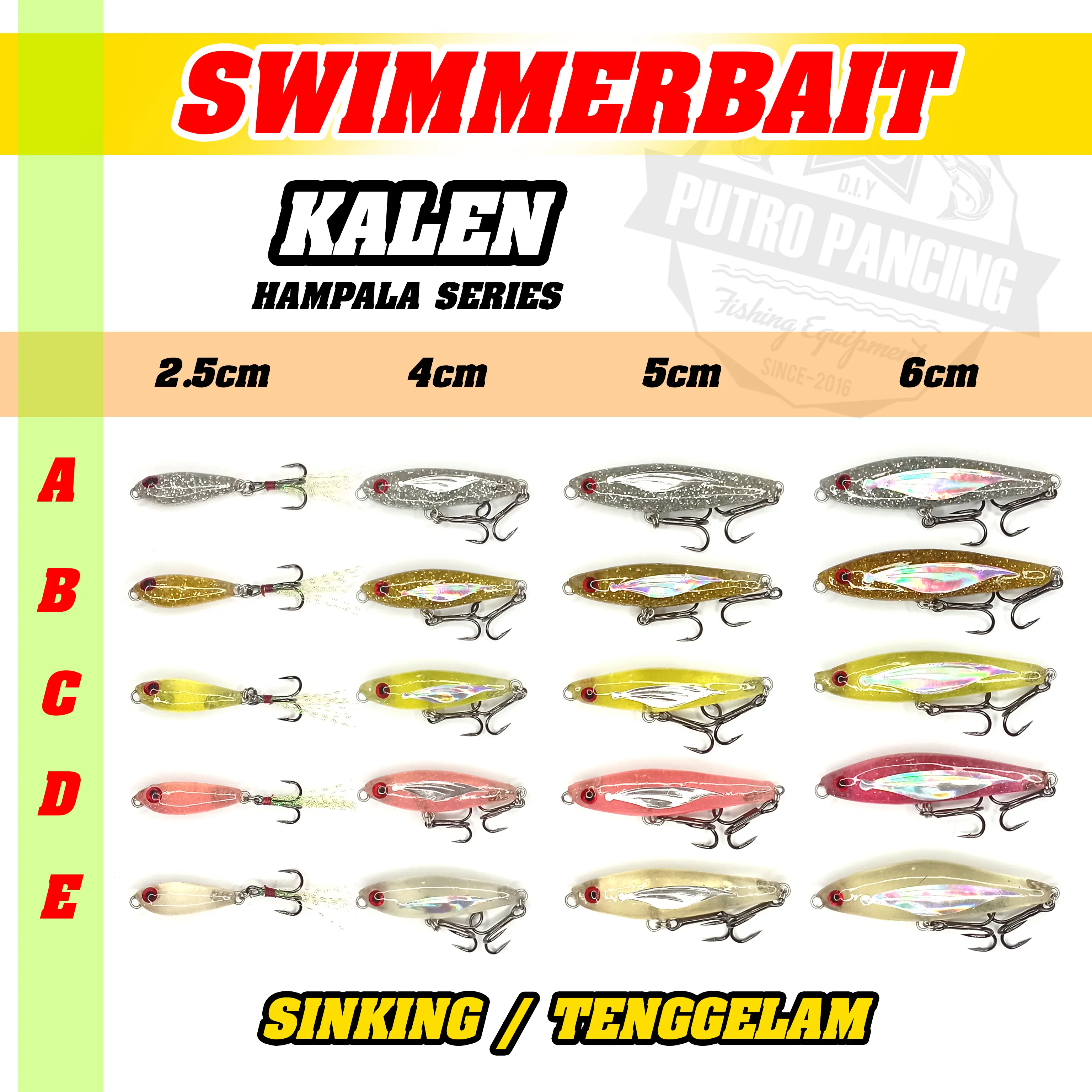Lure SWIMMERBAIT KALEN Umpan HAMPALA dan ikan predator SWIMBAIT SWIMMER