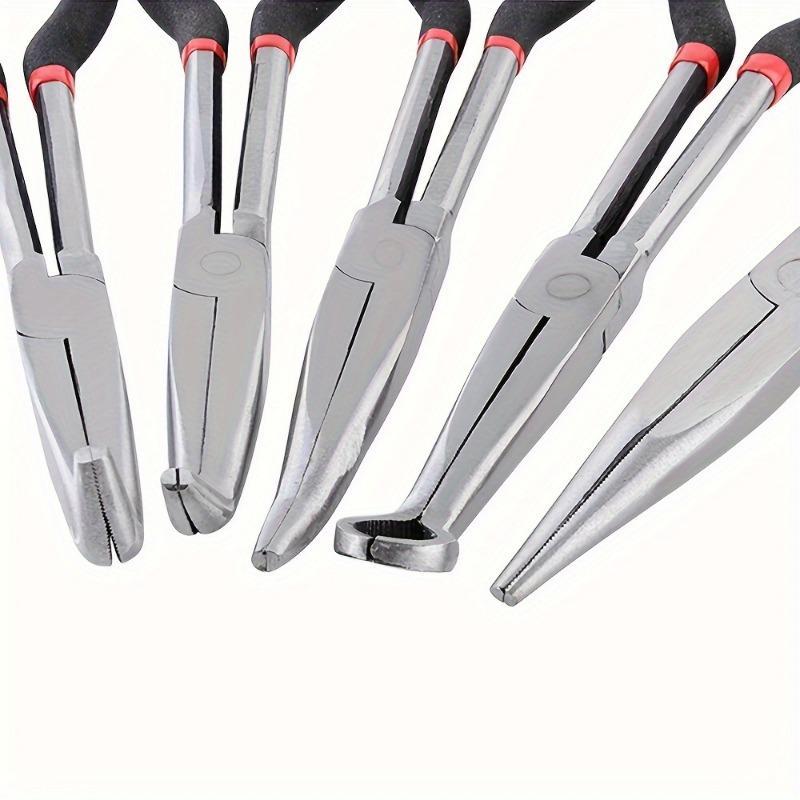 Long Nose Pliers Set, Industrial Use Extended Long Nose Pliers, Curved Nose Long Nose Pliers, Rugged and Durable Pliers Set 2