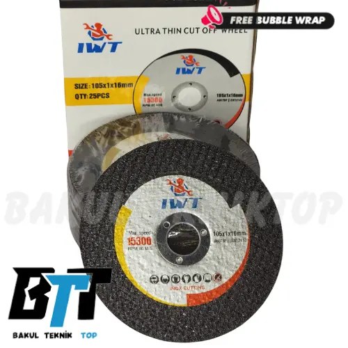 Batu Gerinda Gurinda Potong IWT 4" Inch / Ultra Thin Cutting Wheel 4 In x 1 mm 2