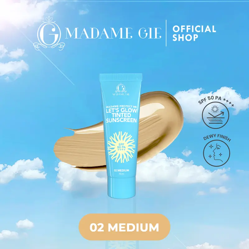 Madame Gie Madame Protect Me Let's Glow Tinted Sunscreen SPF 50 PA ++++ 3