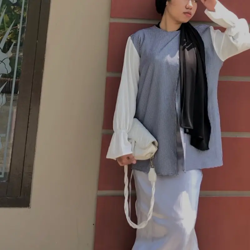 CHIKAA BLOUSE KEKINIAN BY CEKASTORE Katun 3