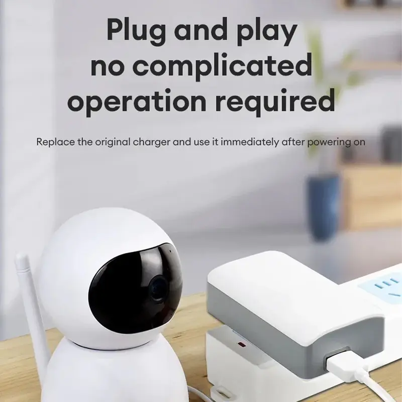 UPS Mini USB 5V 2A Adaptor Power CCTV 1800/3350mAh Mini UPS Untuk IP Camera System Cadangan Baterai 7