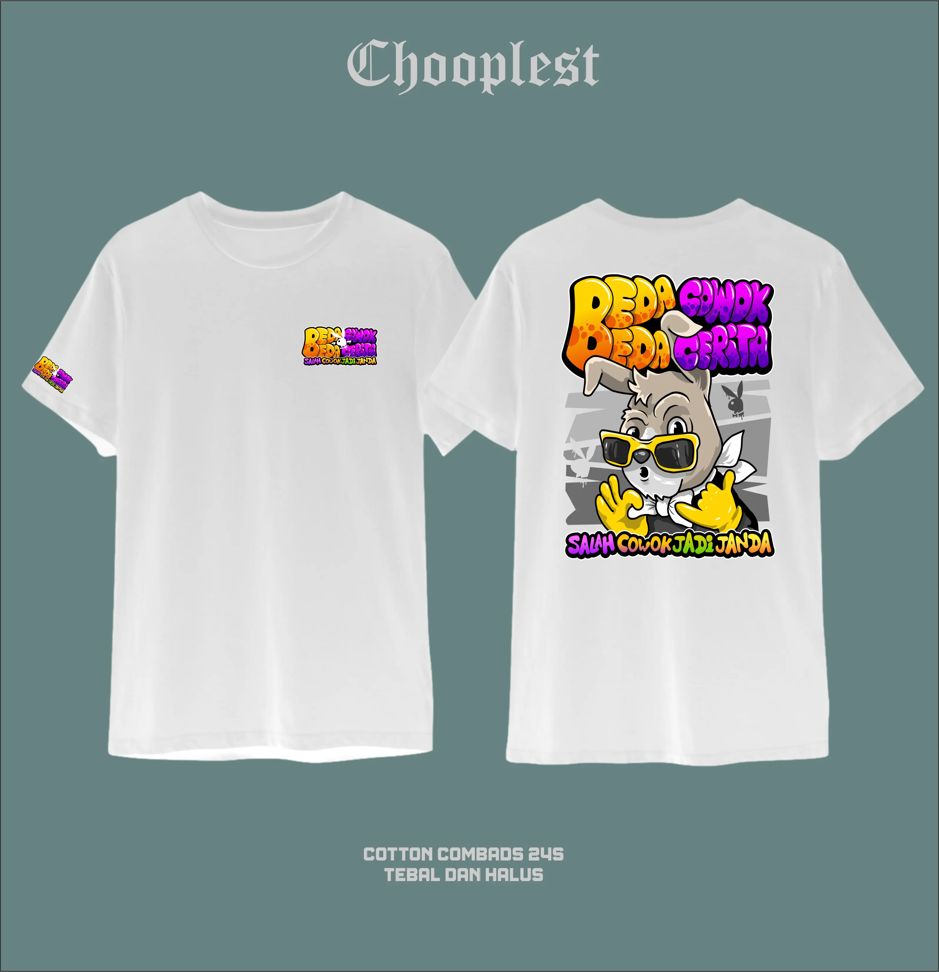 Kaos Beda Cowok Beda Cerita V1