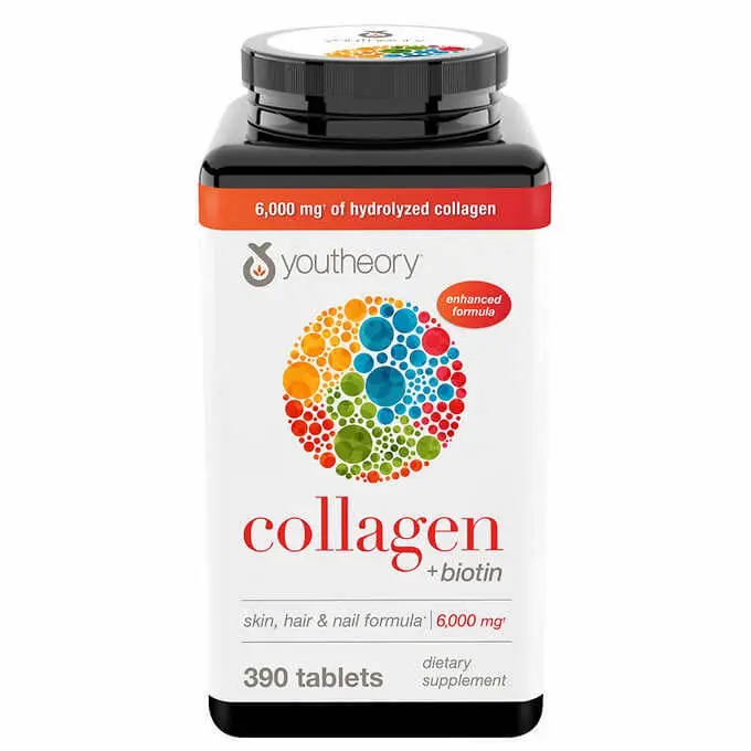 Viên uống Youtheory Collagen Type 1 2 & 3  390 viên