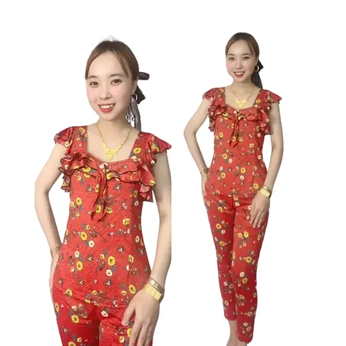 ĐỒ BỘ DÀI THUN ATI, HAI LỚP BÈO VÀ TAY CÁNH TIÊN (Mã 16Mayhb) 38kg đến 78kg có 6 màu chất vải dày dặn mềm Nữ ống + cv xếp ly đen đễ thương Nhung Lịch địu đen tối giản