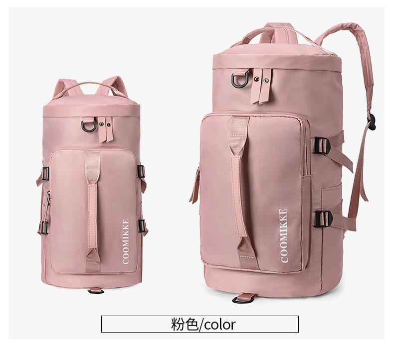 Product Introduction of กระเป๋าเดินทางความจุขนาดใหญ่, มาใหม่, โกดังรองเท้าอิสระ, แยกแห้งและเปียก, กันน้ำ, กระเป๋ากีฬายิม, กระเป๋าเป้สะพายหลัง 11