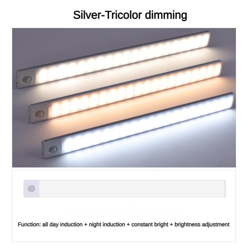 Product Introduction of Ultra-thin Smart Sensor LED Light, USB Rechargeable Magnetic Strip LED Light, Portable LED Light for Closet, Cabinet, Hallway 4