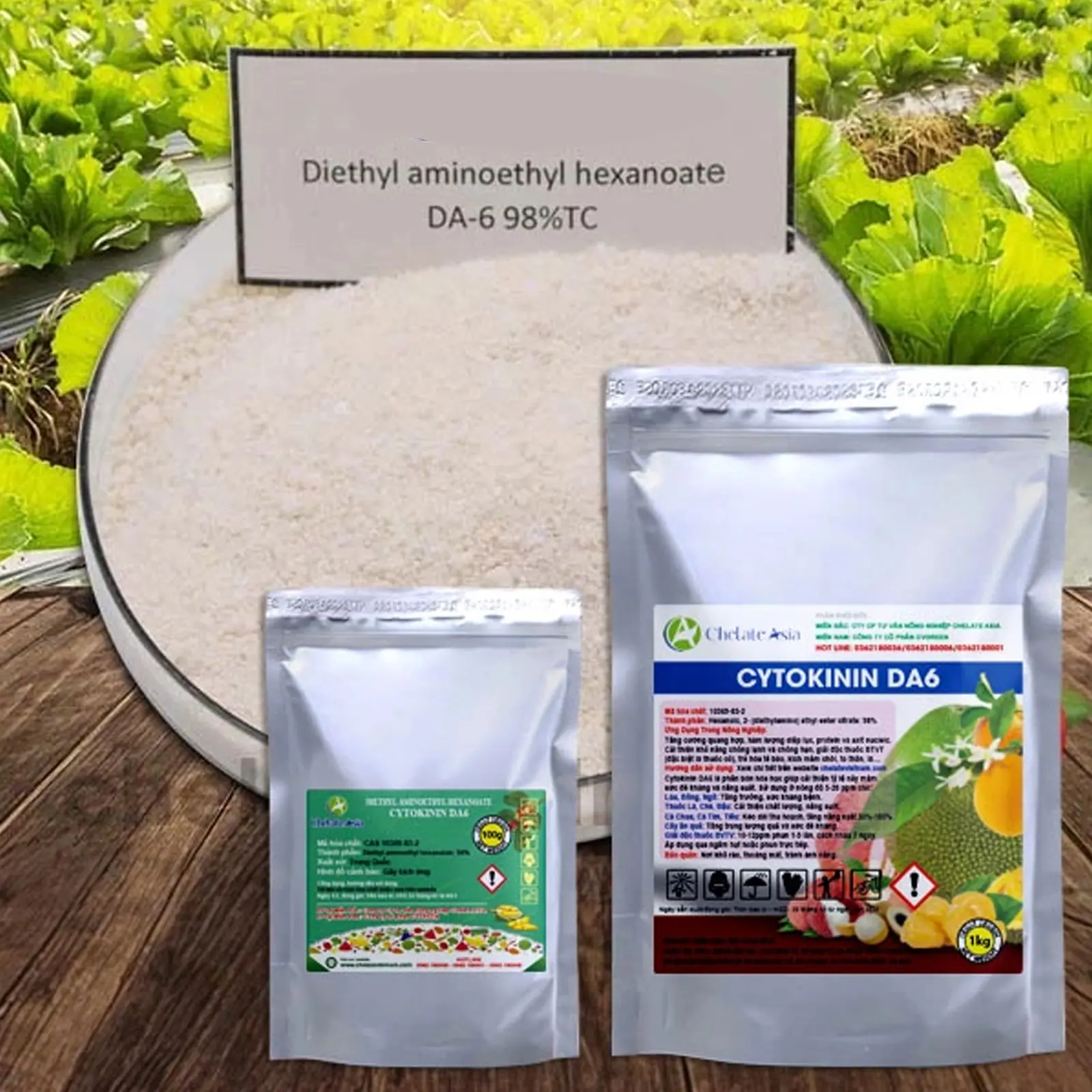 Cytokinin DA6 98% (Tăng cường sức khỏe cây trồng)