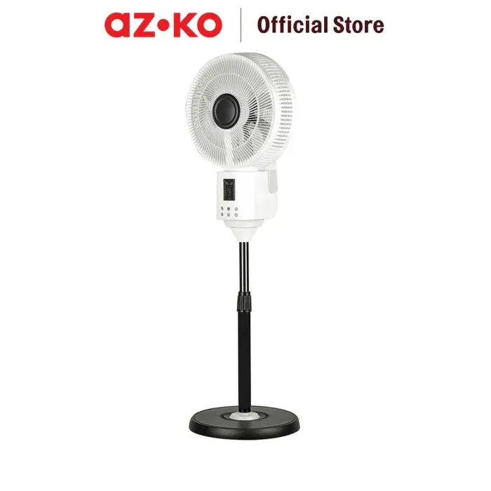 AZKO Krisbow 16 inci Kipas Angin Lantai Uap Dengan Remot 75 watt Standing Fan Penyejuk Ruangan Kipas Lantai 2
