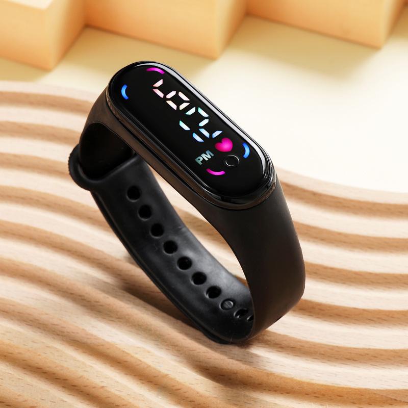 Product Introduction of Wholesale New Multi-Function Luminous Waterproof Touch Electronic Watch for Students LED Electronic Wristwatch Wholesale 10
