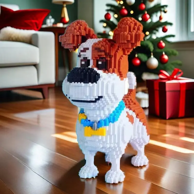 Dog Design Building Blocks Toy, 3141pcs/set DIY Handmade Assembly Models, Creative Building Toy for Home Desktop Decor, Model Kit Crafts 5