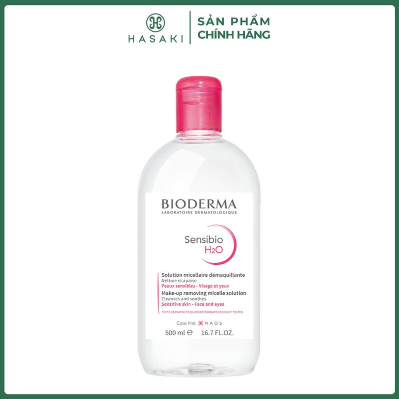 Nước Tẩy Trang Bioderma Dành Cho Da Nhạy Cảm 500ml Sensibio H2O | HASAKI BEAUTY