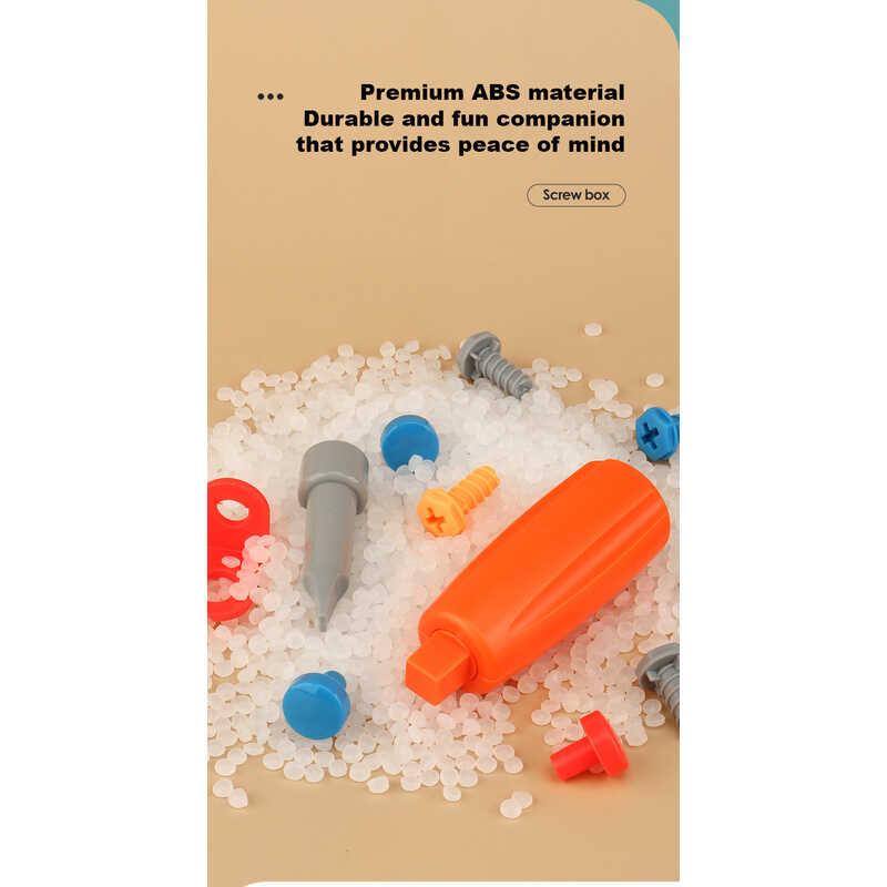 Product Introduction of 461 Piece Set with Electric Kids Drill Sets Preschool Toddler STEM Toy 14