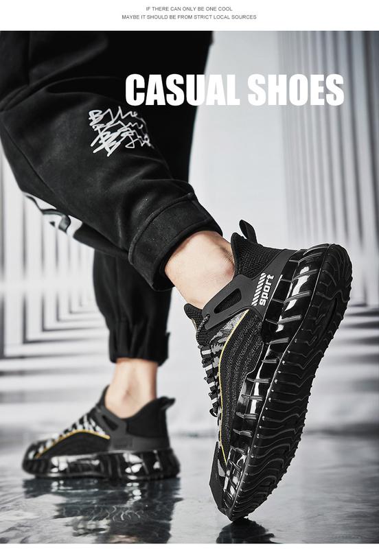 Product Introduction of Summer Outdoor Leisure Unisex Shoes Flying Woven Breathable Mesh Surface Shoes Running Sneakers 8