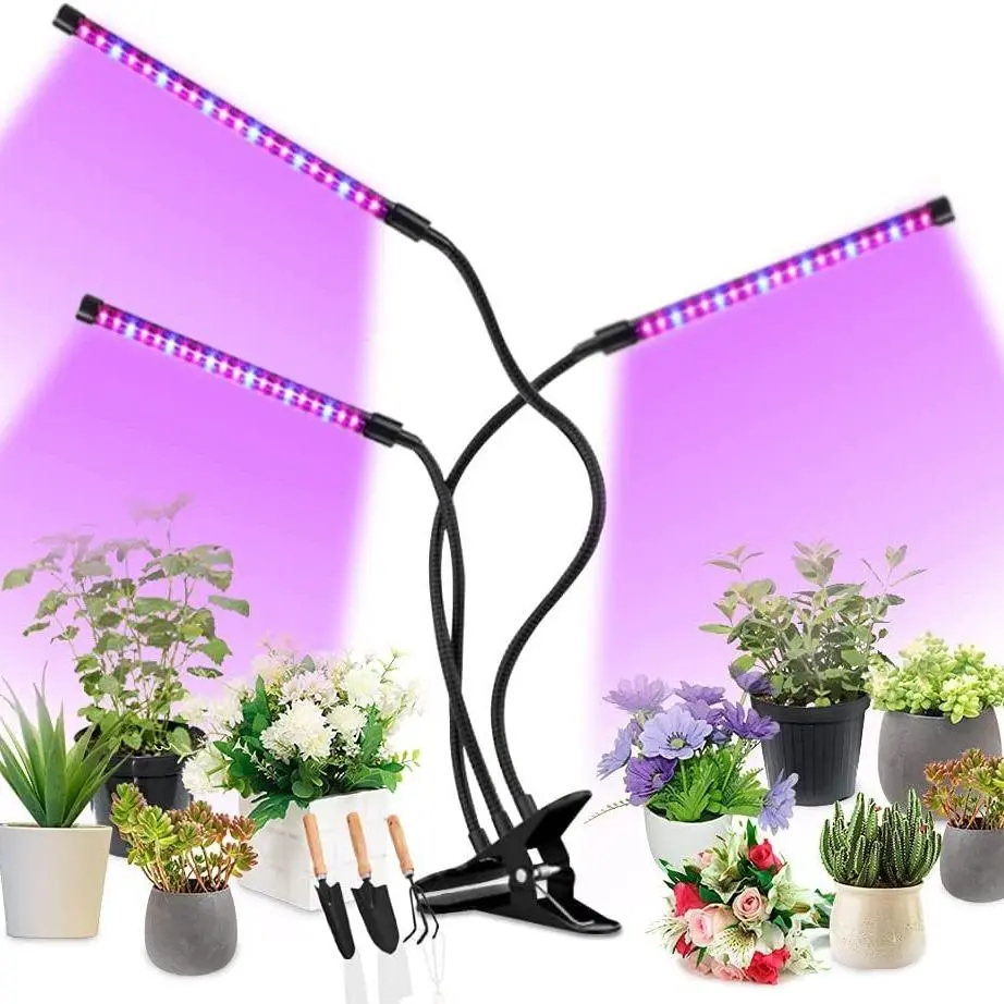 3 In 1 Plant Growth Light, 1 Count Full Spectrum Clip On Plant Grow Light, 3 Light Modes Plant Light For Indoor Plant Care