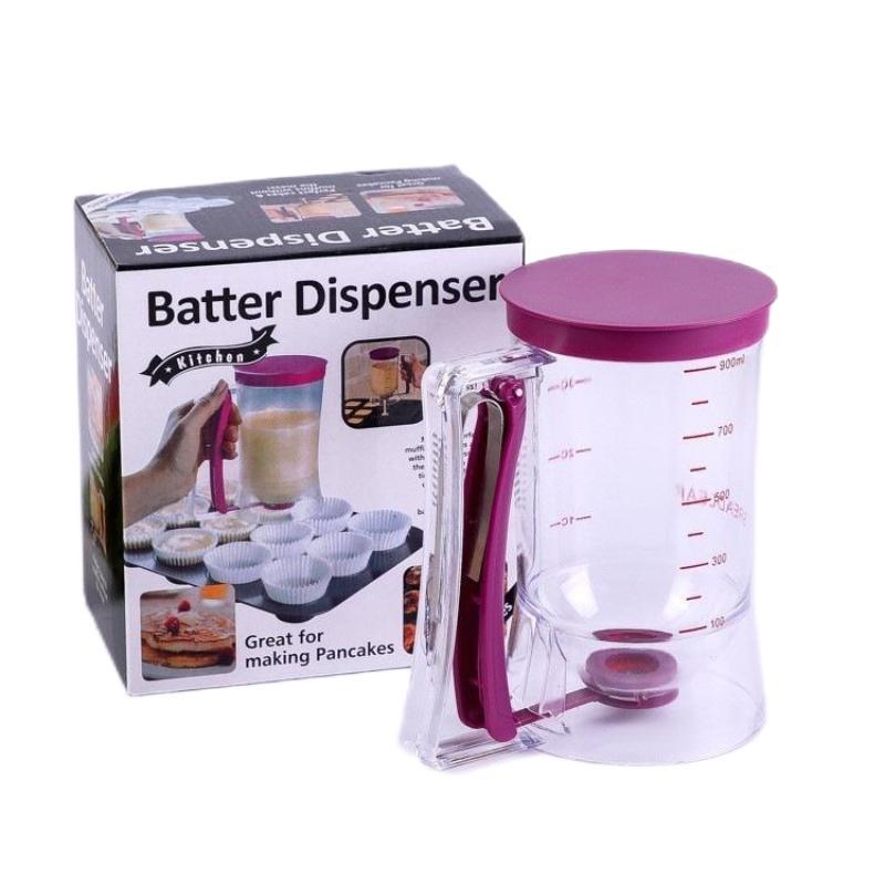 Handheld Funnel Dispenser, Plastic Cupcake Batter Dispenser With Handle, Travel Accessories, Durable Kitchen Baking Utensil For DIY 0