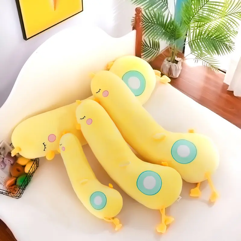 Gấu Bông Gà Dài Đáng Yêu Nhiều Kích Thước Cho bạn lựa Chọn
