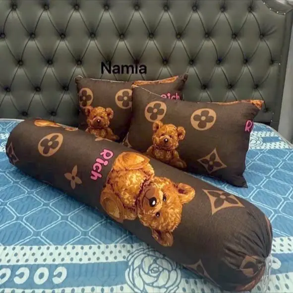 Combo 2 Ruột Gối  Đầu,1 Gối Ôm poly cotton mềm mại, êm ái 6