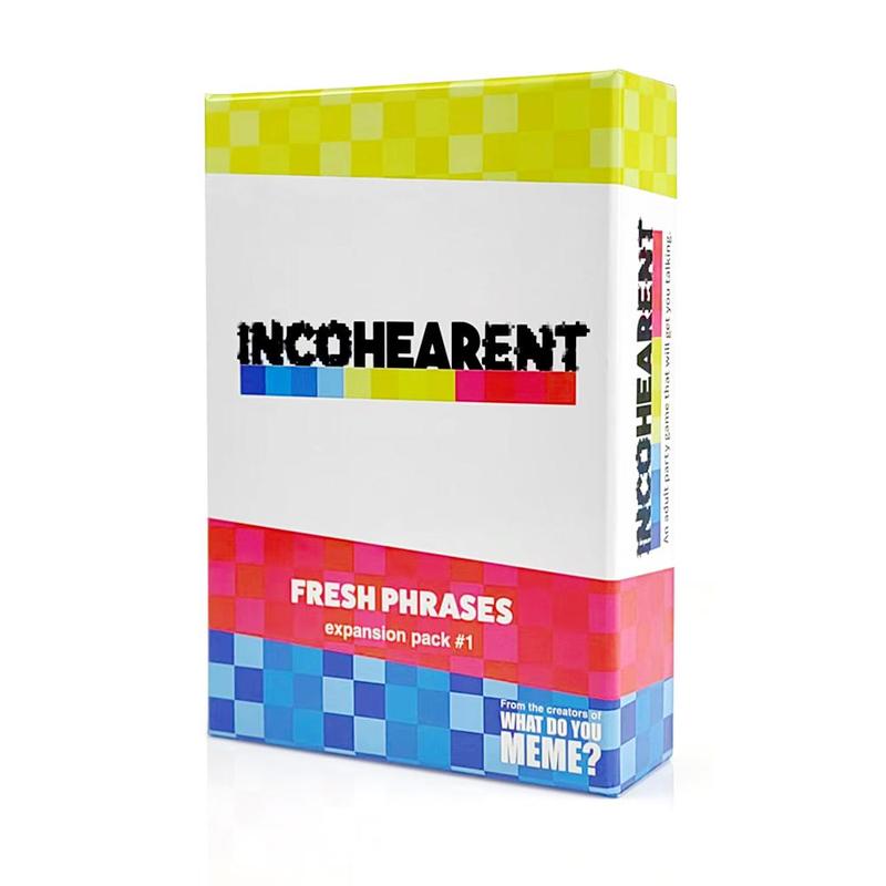 Product Introduction of Incoherent Fresh Phrases Expansion Pack, 1 Box Colorful Card Game, Party Game Card, Gift Packaging Supplies for Birthday Party 7