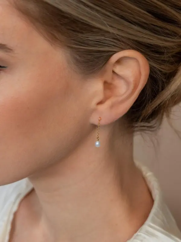Faux Pearl Decorated Dangle Earrings, Elegant Jewelry for Women, Trendy All-match & Exquisite Jewelry for Birthday Gift 5