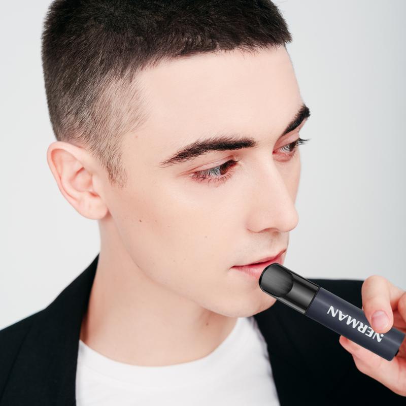 Son dưỡng cho nam Nerman dưỡng ẩm môi,nứt nẻ,không bết dính,hỗ trợ mờ thâm Men in Black 4g Skincare Massage Tẩy Trang Cacao 6