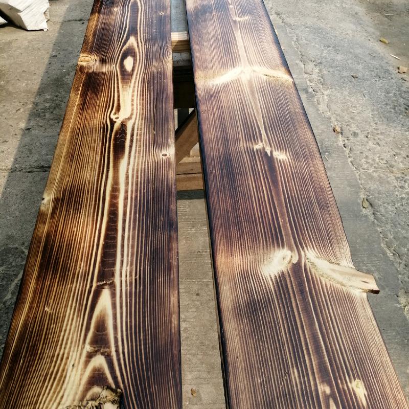 Jati Belanda motif bakar 1.5x8x110cm Kayu 4