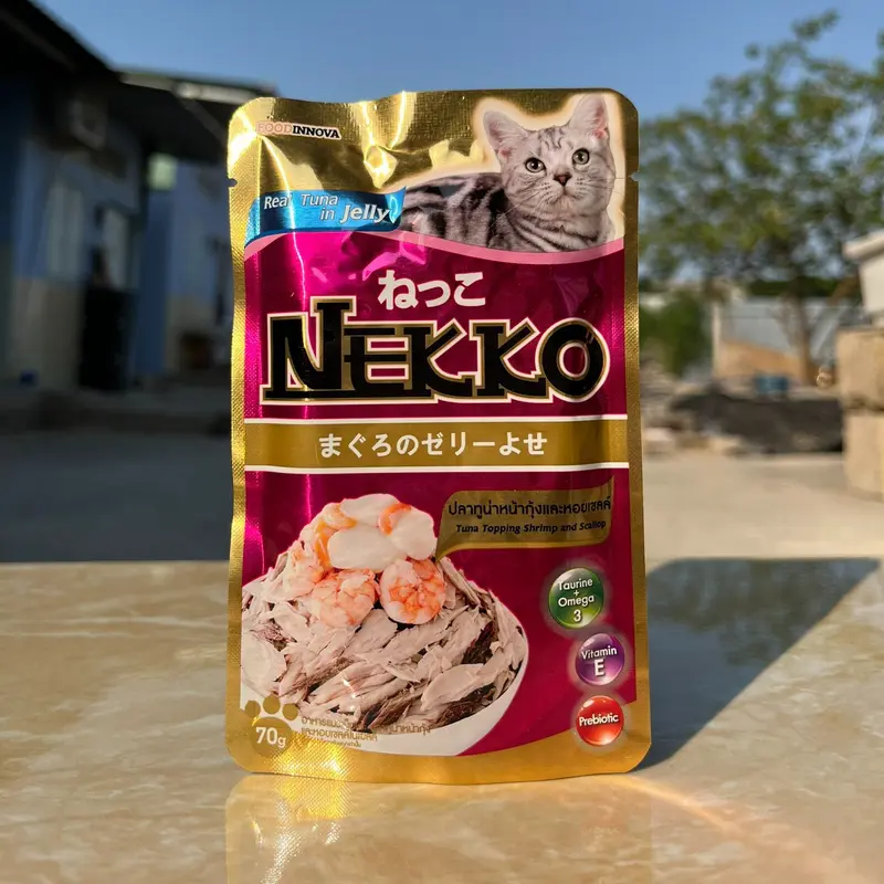 [COMBO PATE NEKKO] - Combo 12-24 gói Pate Nekko dành cho mèo trưởng thành & mèo con- Mix Vị, gói 70g 4