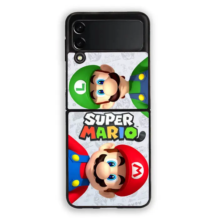 Hardcase Casing Case Sams*ng Galaxy Z Flip 3 4 5G Z Fold 3 4 5G Super Mario AB1962