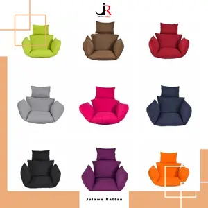 Bantal Ayunan Gantung Rotan Sintetis Kain Busa Dakron