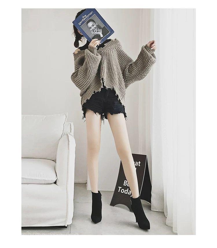 Product Introduction of Bốt Mỏng Nữ, Phong Cách Hàn Quốc, Linh Hoạt, Mũi Giày Mỏng, Giày Cao gót Đơn Lấy Cảm Hứng Từ Người Nổi Tiếng Trên Internet, Hàng Mới Về 16