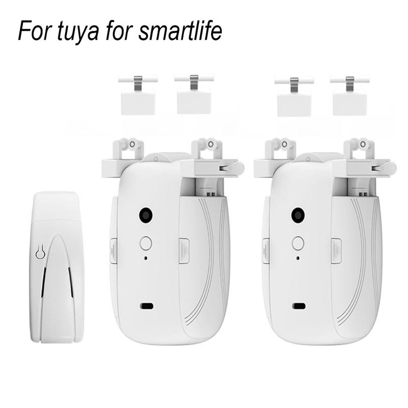 2pcs For Tuya Wifi Smart Curtains Robot Wireless Automatic Curtain Opener Motor 3