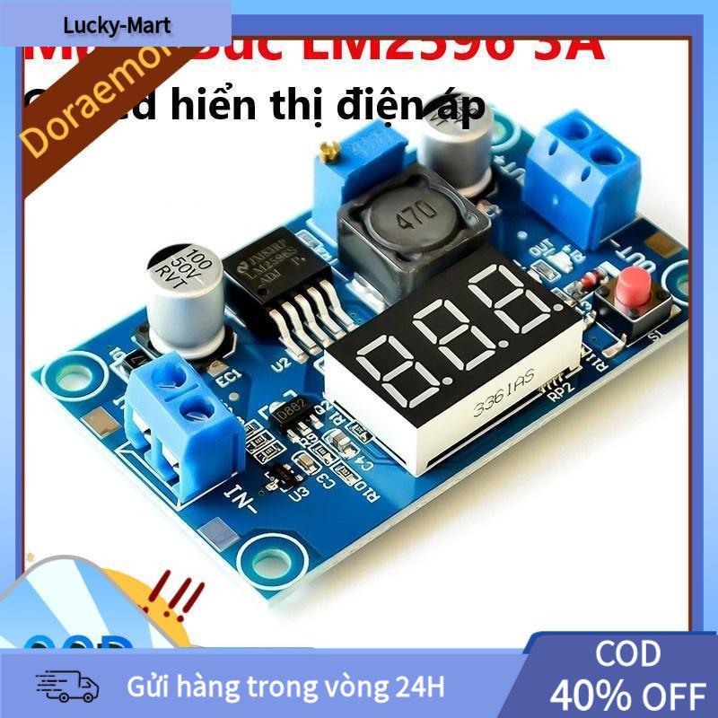 Mạch Hạ Áp LM2596S DC-DC – Có LED Hiển Thị, Điều Chỉnh Điện Áp 4-40V → 1.25-37V