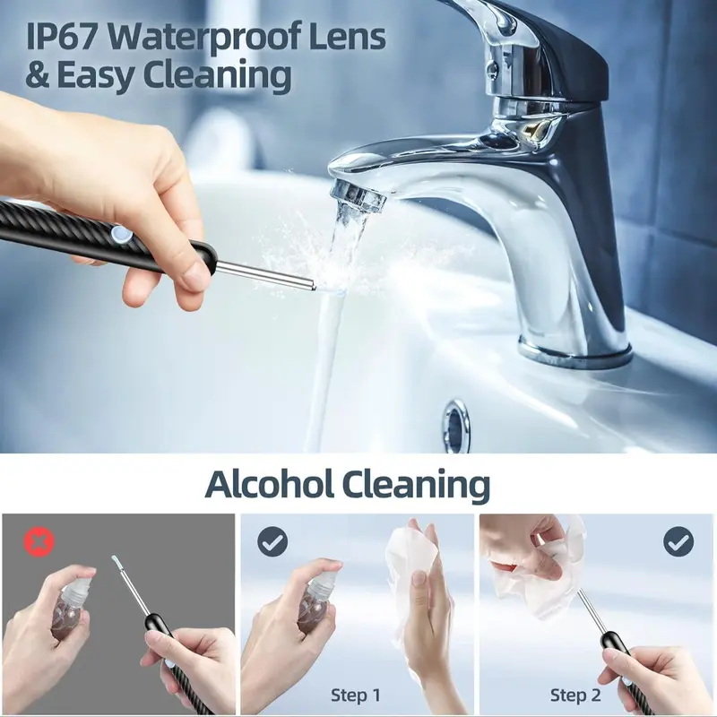 Ear Wax Removal Tool with Camera, Ear Cleaning Tool with Accessories, Earwax Removal Tool for iOS & Android, Personal Care Products 2