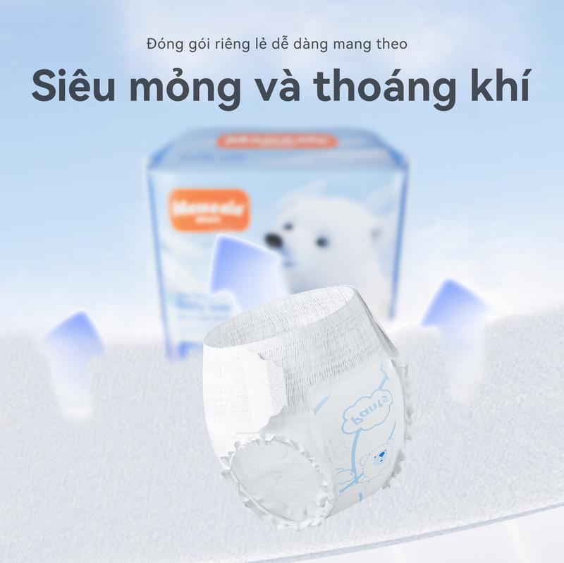 Product Introduction of (khuyến mãi quà tặng )[2025 mới ra mắt] Memeeie mới 4 gói hàng ngày vệ sinh khăn ăn quần eo dán dễ dàng mặc và cởi (8 miếng) 360 ° rò rỉ trần truồng ánh sáng thoáng khí màng cơ sở hấp thụ nhanh chóng 14