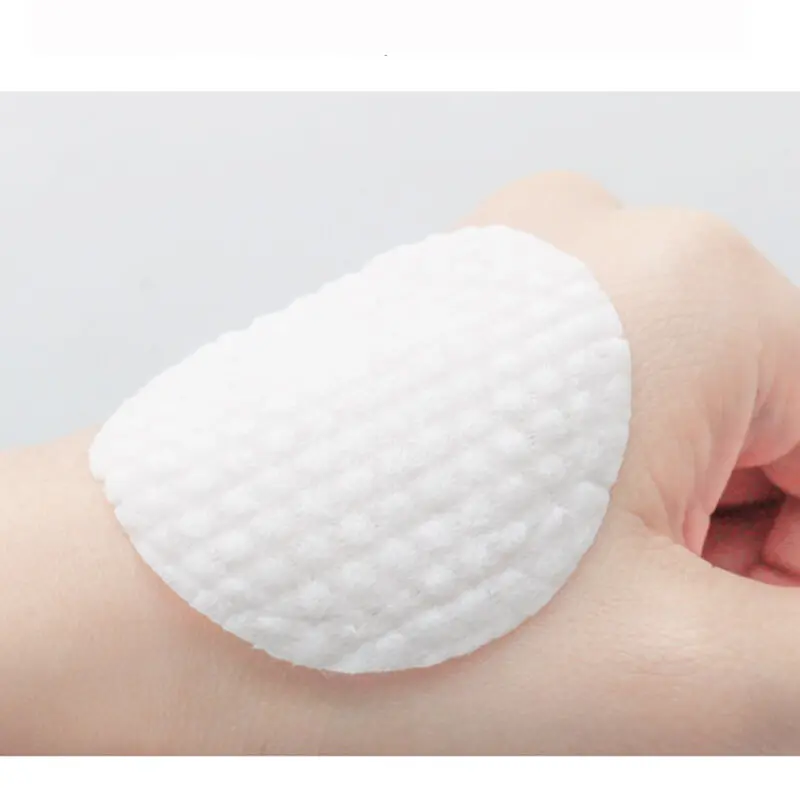 Khăn lau tẩy trang ướt, 55 chiếc, Khăn lau tẩy trang dạng Lỏng miếng bông, Dụng cụ làm sạch, dưỡng ẩm, làm sạch 5