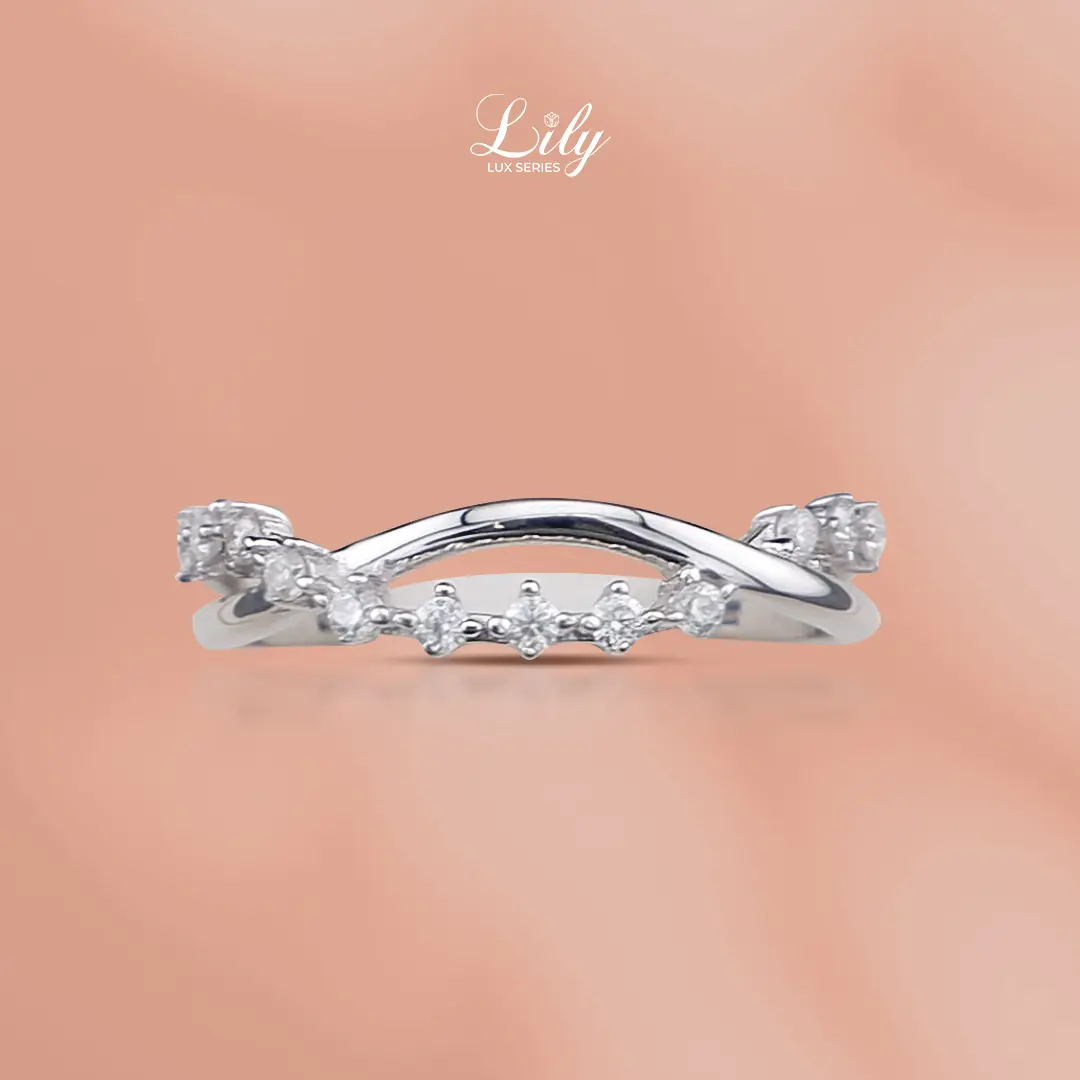 Saffa Cincin Wanita Moissanite Silver S925 Lily 3967/3974/3998