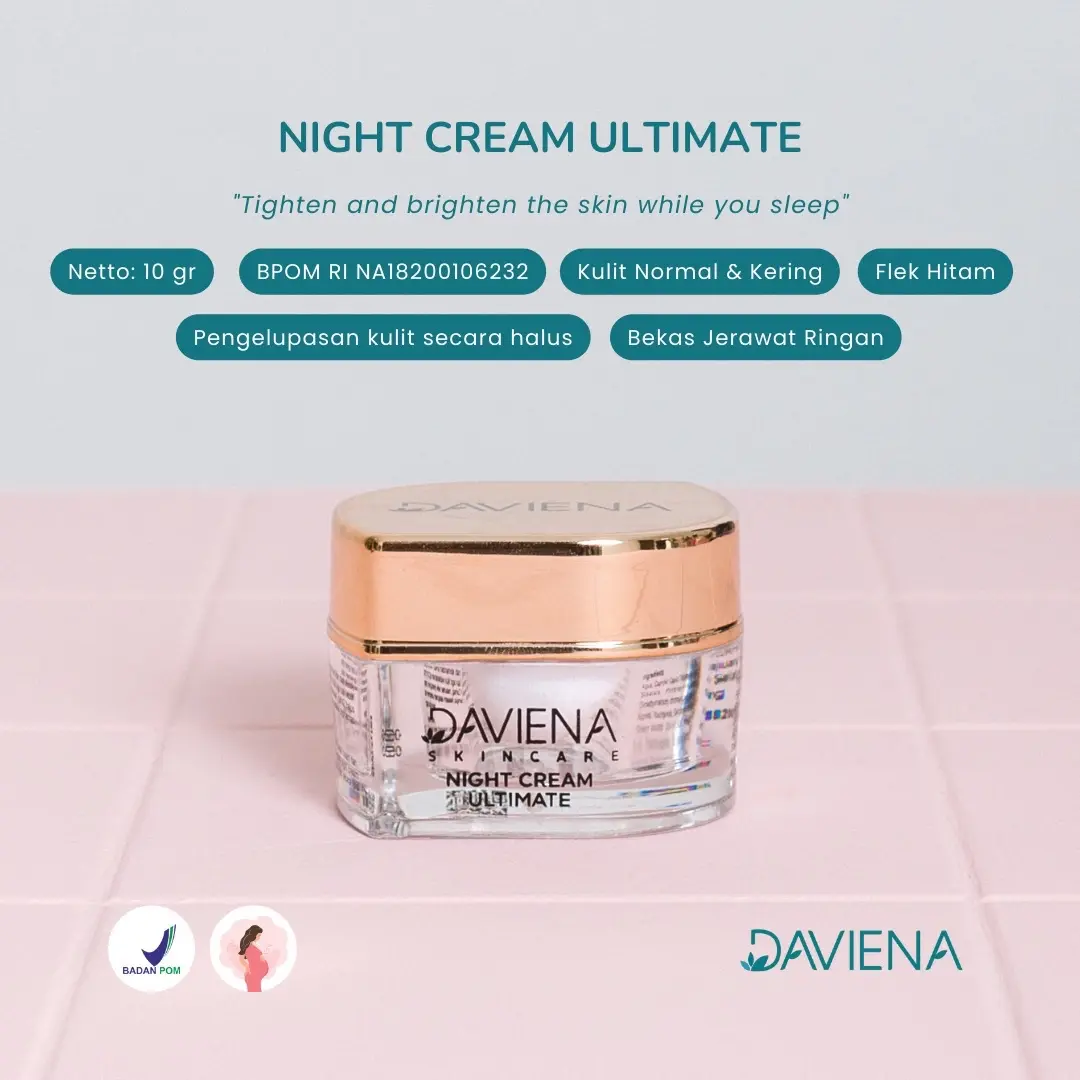 NIGHT CREAM GOLD ULTIMATE DAVIENA