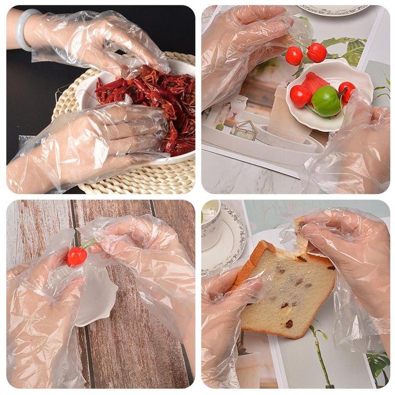 Product Introduction of 100pcs/bag Disposable Glove Film For Convenient Protection Of Hands Household Chores Food N0I3 30